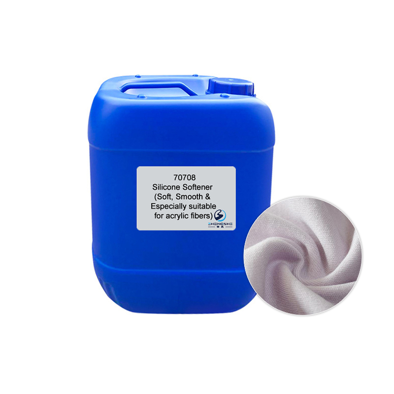 Textile Silicone Softener Chemicals For Synthetic Fabric Finishing Agent 70708